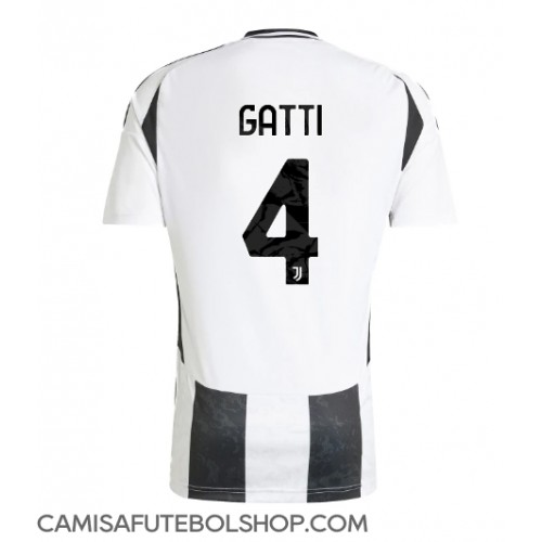 Camisa de time de futebol Juventus Federico Gatti #4 Replicas 1º Equipamento 2024-25 Manga Curta